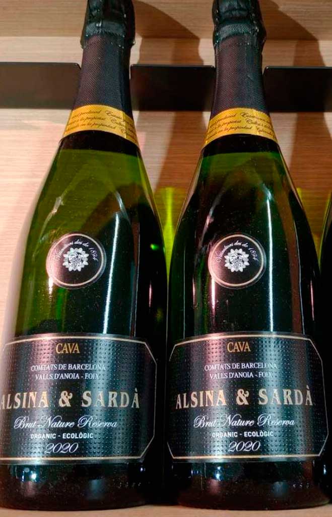 Cava Comptes de Barcelona Valls d'Anoia-Foix Alsina y Sarda Reserva 2020