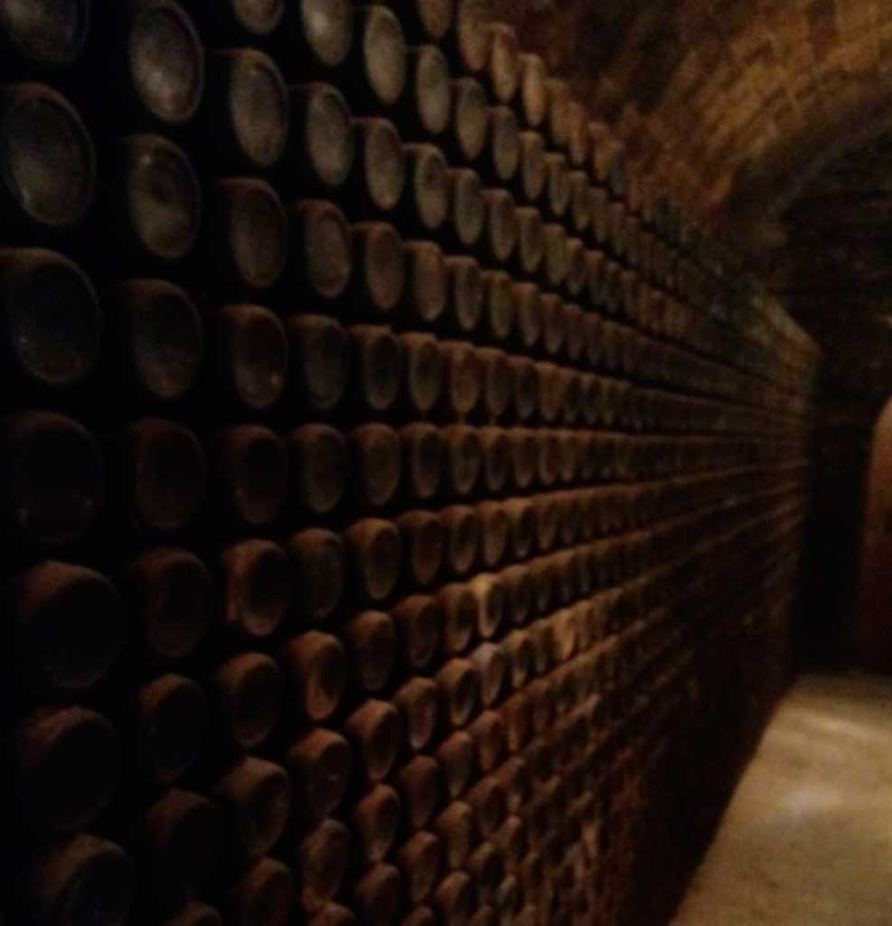 Botellas de las bodegas del Penedès